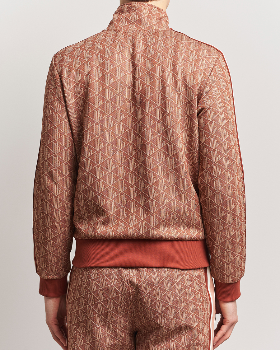 Heren | Truien | Lacoste | Monogram Full Zip Track Jacket Iberis/Latte