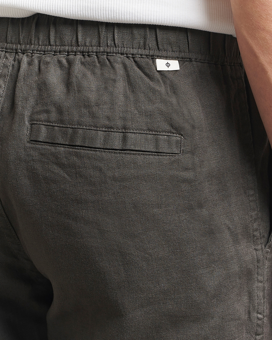 Heren | Broeken | Samsøe Samsøe | Jabari Linen Drawstring Trousers Beluga Grey