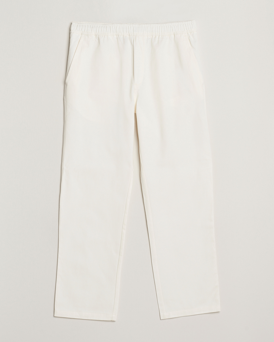 Heren | Broeken | Samsøe Samsøe | Jabari Drawstring Trousers Clear Cream