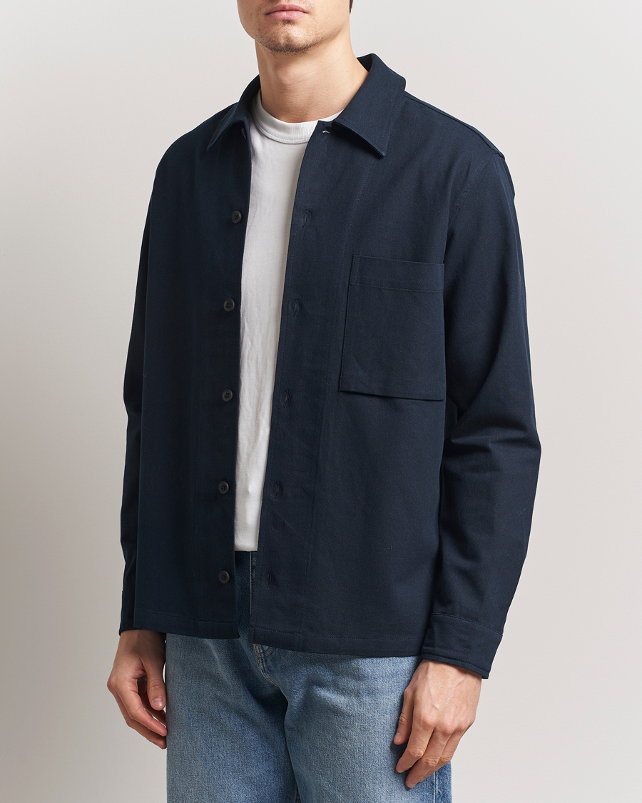 Heren | Overhemden | Samsøe Samsøe | Damon Go Overshirt Salute Navy