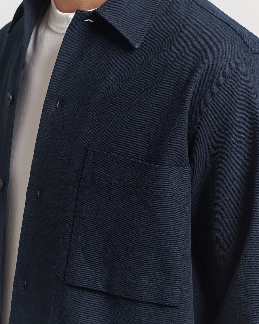 Heren | Overhemden | Samsøe Samsøe | Damon Go Overshirt Salute Navy