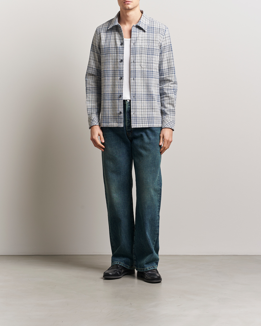 Heren | Overhemden | Samsøe Samsøe | Taka Checked Overshirt Moonstruck