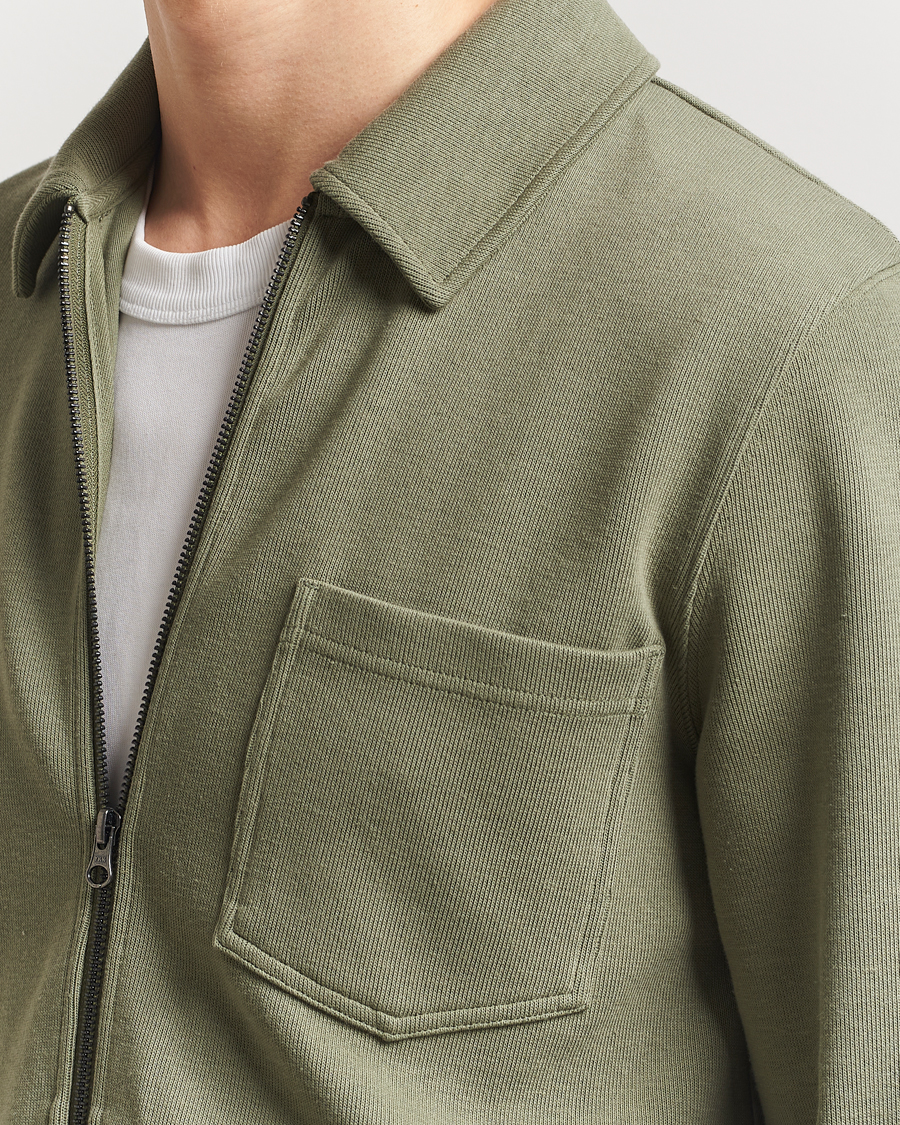 Heren | Truien | Samsøe Samsøe | Hannes Full Zip Sweater Four Leaf Clover