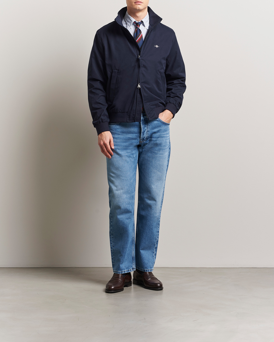 Heren | Jassen | GANT | The Hampshire Jacket Evening Blue