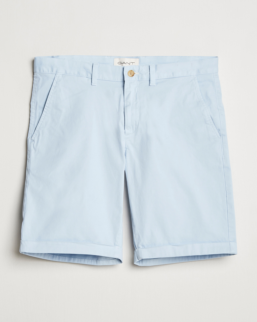 Heren | Korte broek | GANT | Regular Sunfaded Shorts Fresh Blue