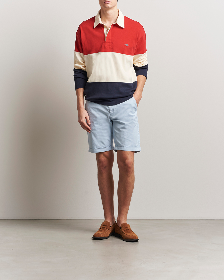 Heren | Korte broek | GANT | Regular Sunfaded Shorts Fresh Blue