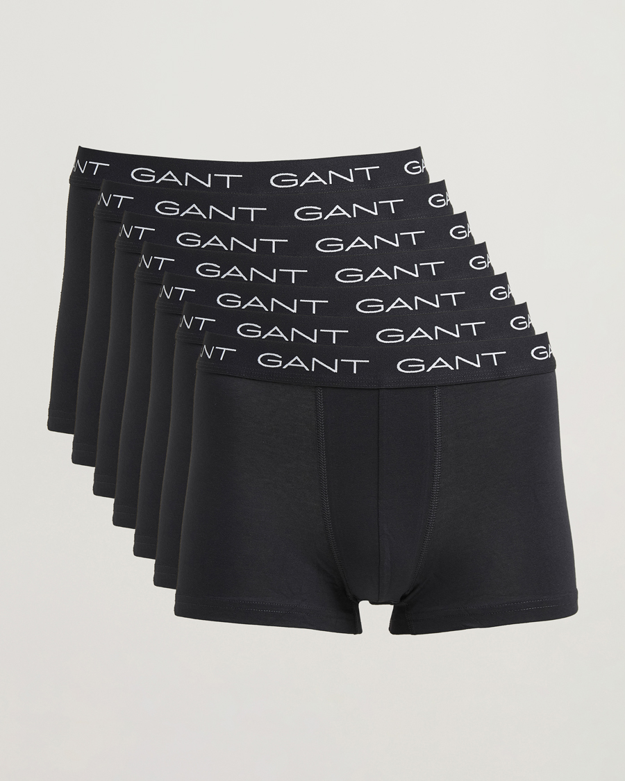 Heren | Ondergoed | GANT | 7-Pack Trunk Black