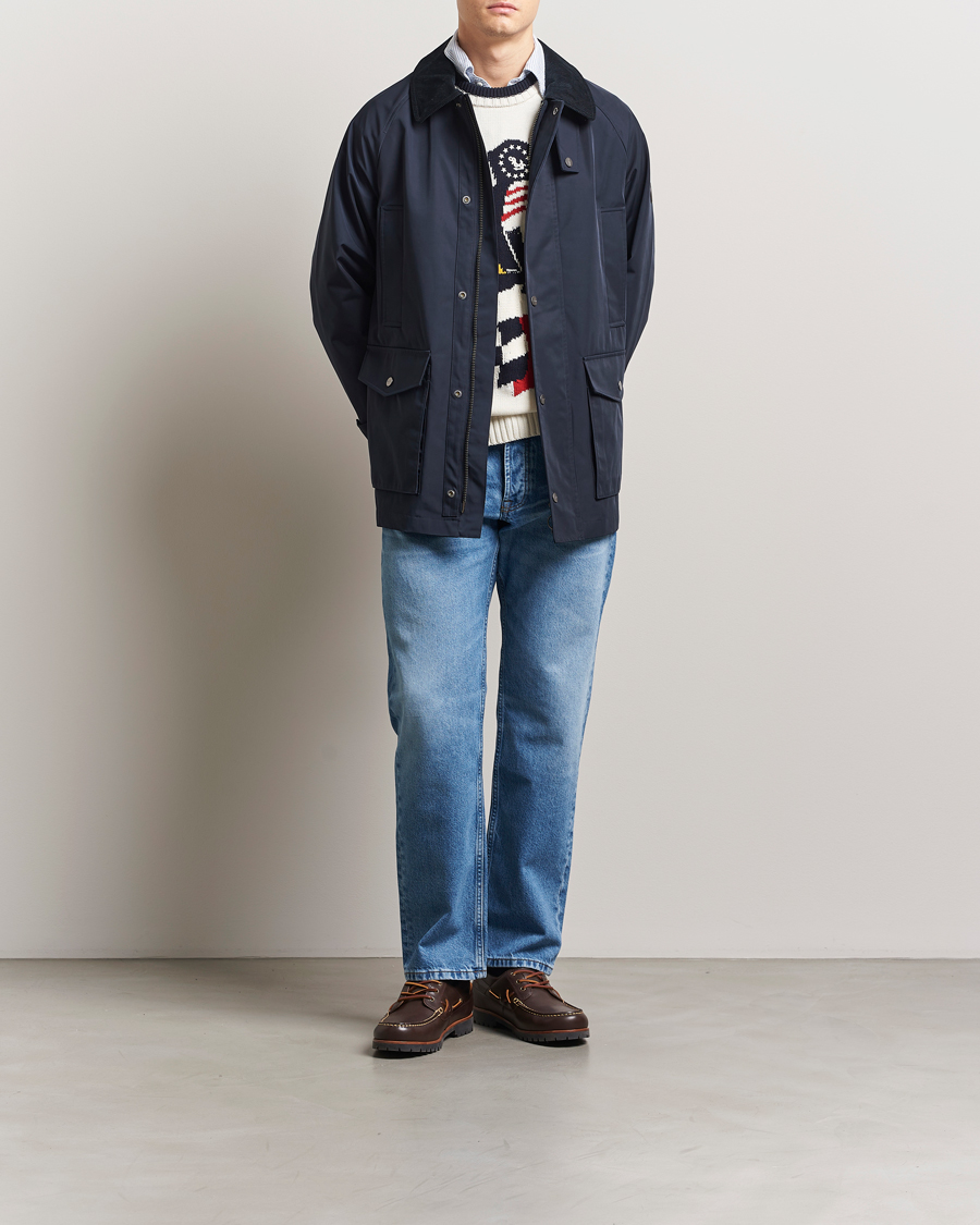 Heren | Jassen | GANT | Spring Decker Jacket Evening Blue