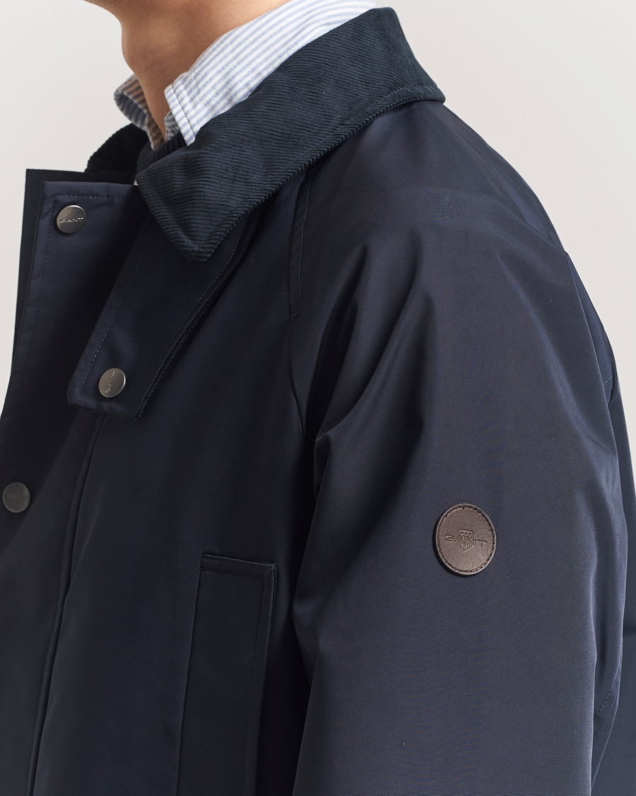 Heren | Jassen | GANT | Spring Decker Jacket Evening Blue