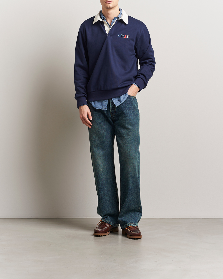 Heren | Truien | Carhartt WIP | Flags Rugby Sweatshirt Space