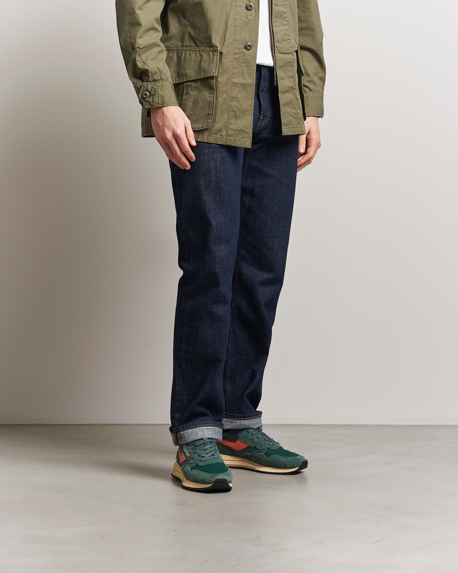 Heren | Autry Reelwind Running Sneaker Green/Orange | Autry | Reelwind Running Sneaker Green/Orange