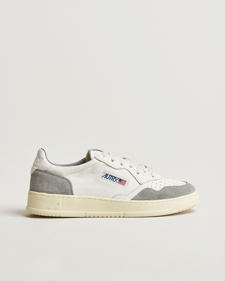 Heren | Sneakers | Autry | Medalist Low Sneaker White/Grey