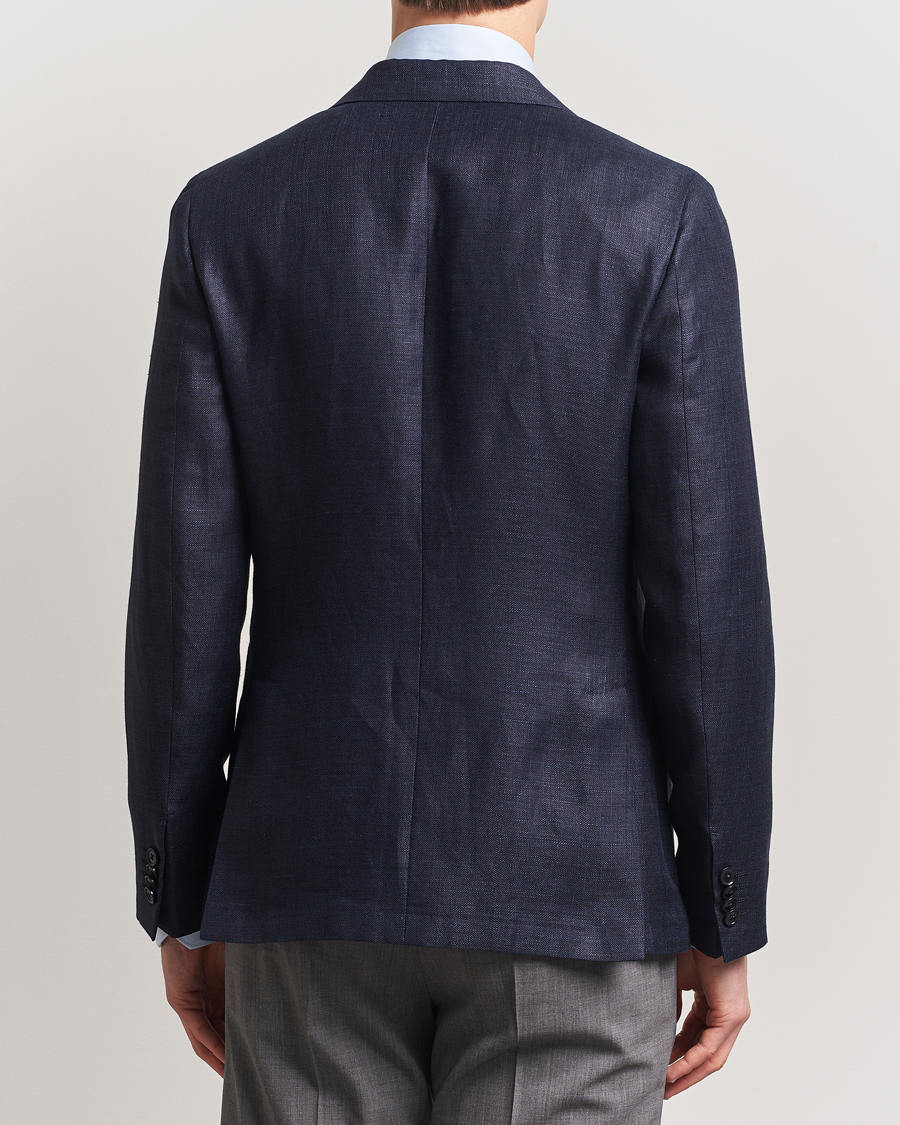 Heren | Blazers | Zegna | Unconstructed Wool/Linen Blazer Navy