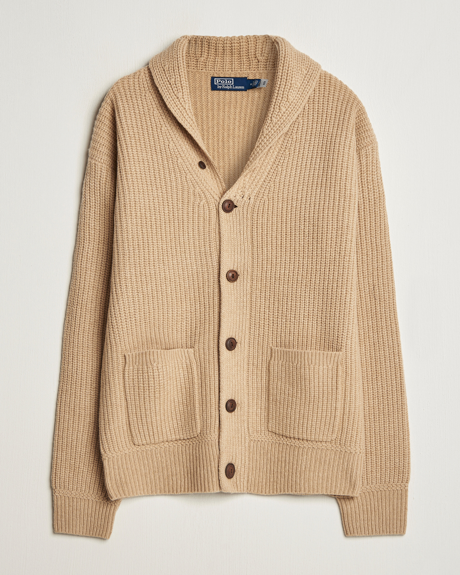 Heren | Truien | Polo Ralph Lauren | Wool/Cashmere Cardigan Dune Melange