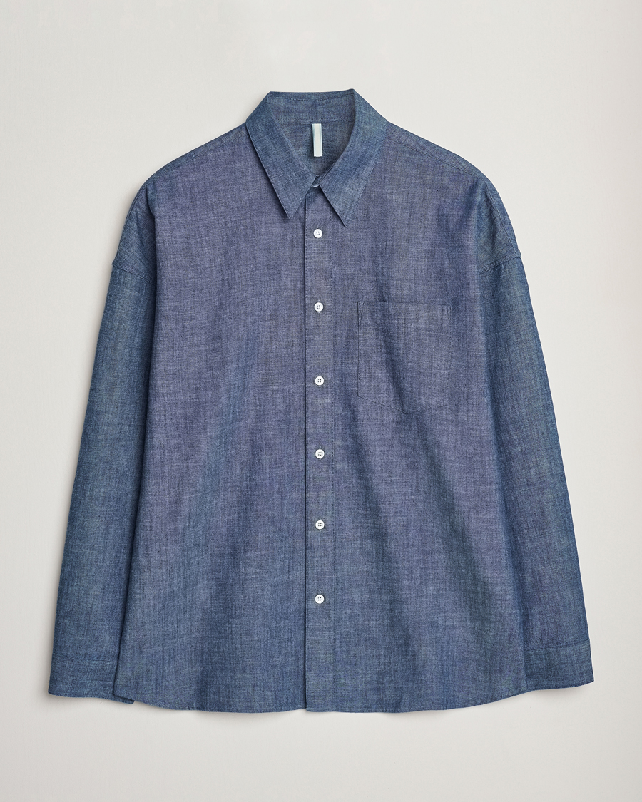 Heren | Overhemden | Sunflower | Stable Chambray Shirt Rinse