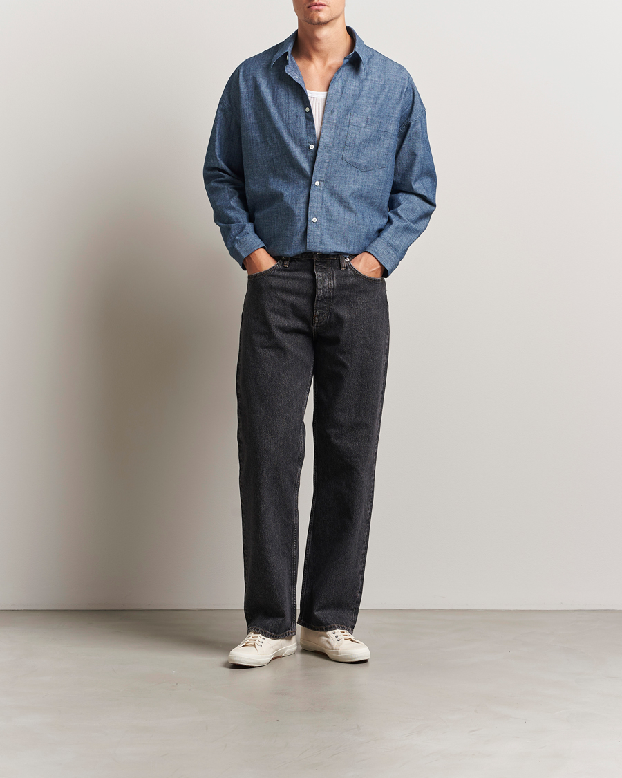Heren | Overhemden | Sunflower | Stable Chambray Shirt Rinse