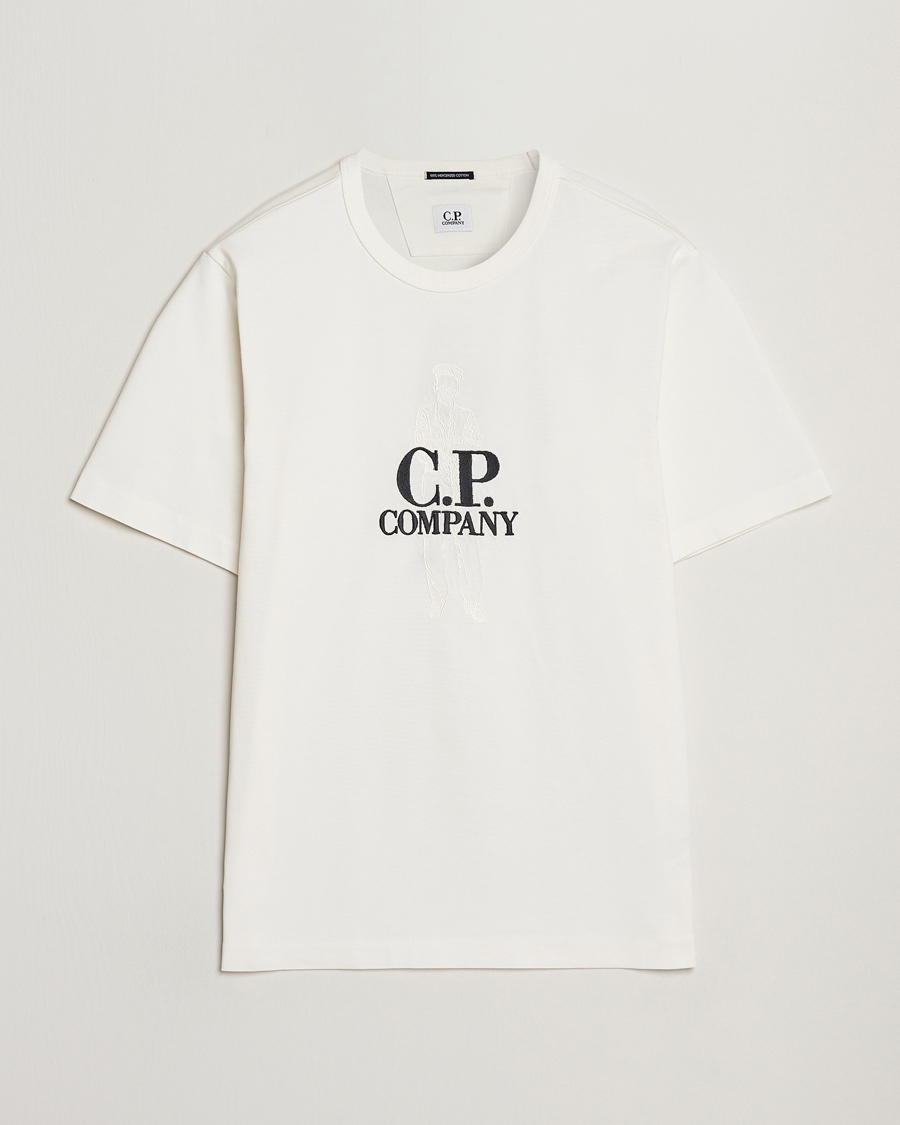 Heren | T-shirts | C.P. Company | Mercerized Heavy Cotton Back Logo T-Shirt White