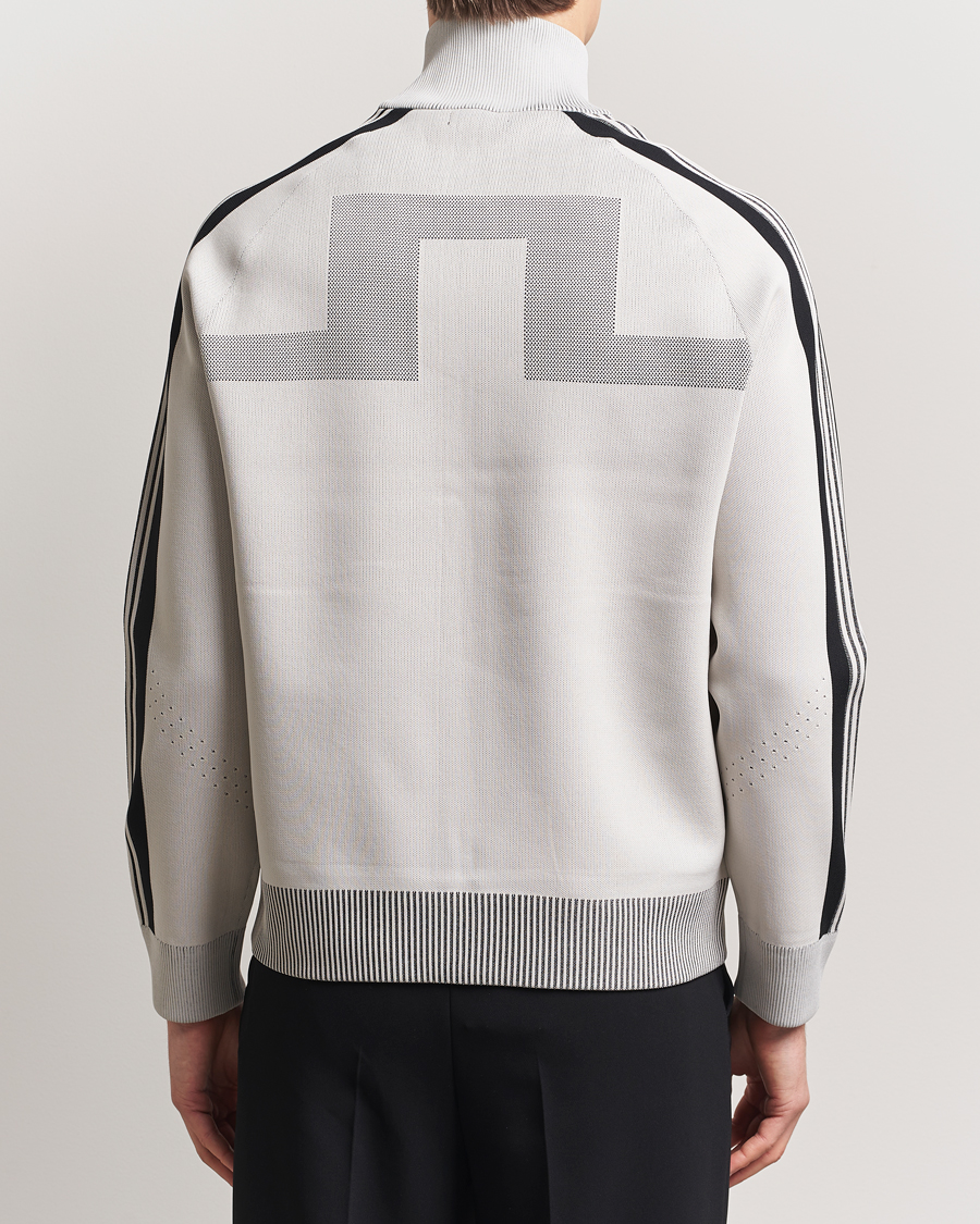 Heren | Jassen | J.Lindeberg | Max Tech Knit Track Jacket Moonbeam