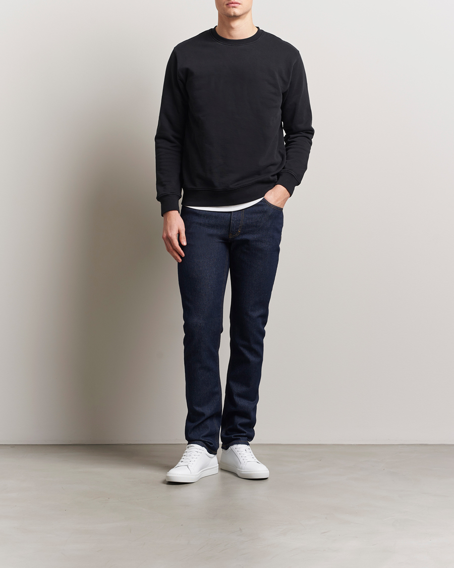 Heren | Jeans | J.Lindeberg | Jax Rinsed Slim Jeans Dark Blue