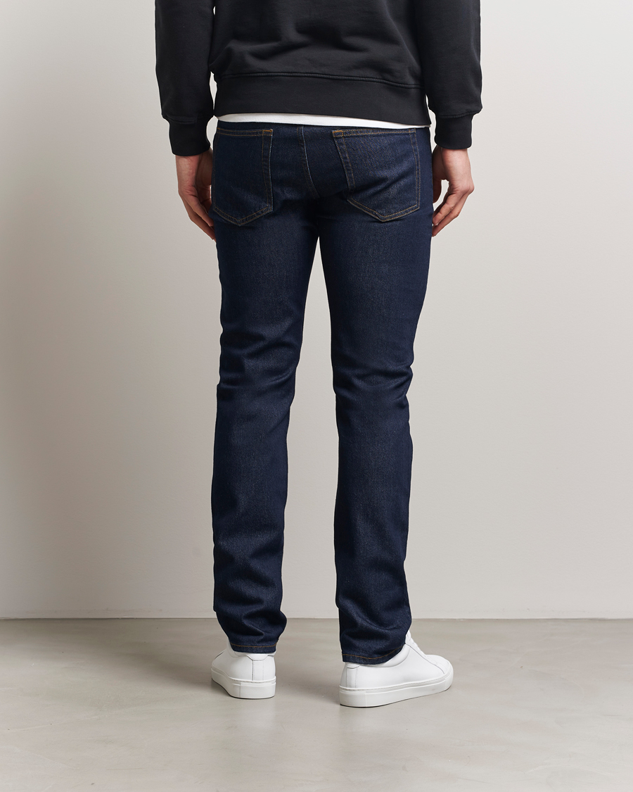 Heren | Jeans | J.Lindeberg | Jax Rinsed Slim Jeans Dark Blue