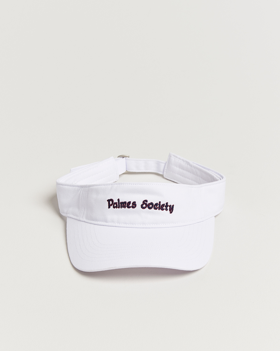 Heren | Palmes Society Visor Cap White | Palmes | Society Visor Cap White