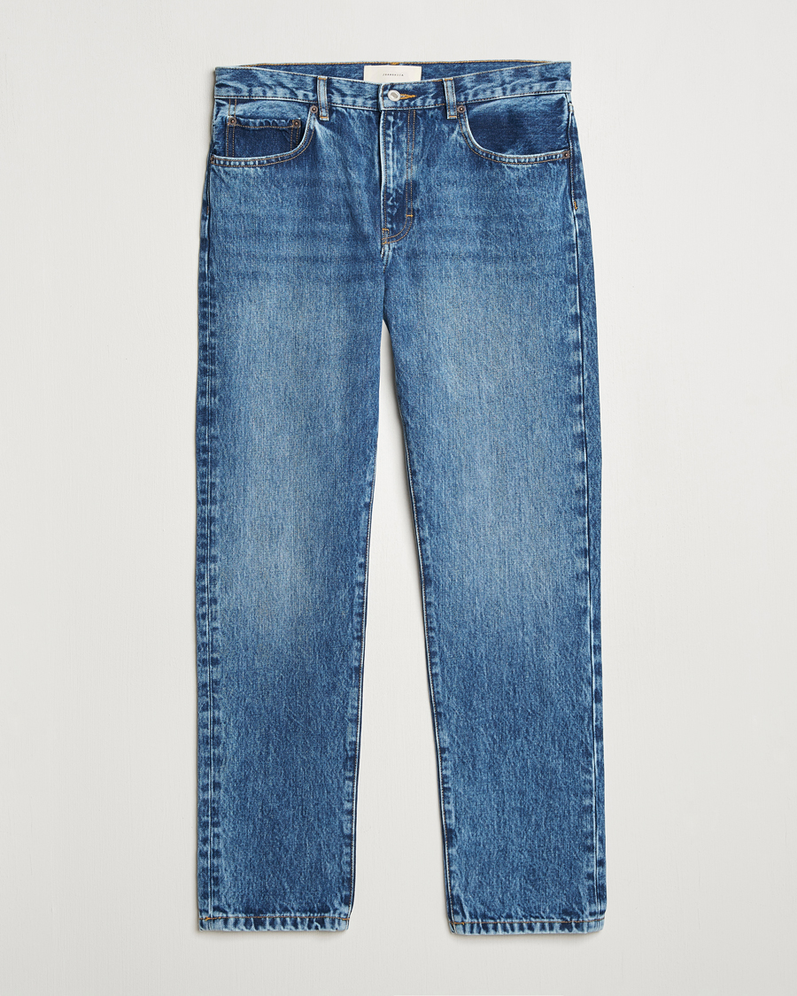 Heren | Jeans | Jeanerica | TM005 Tapered Jeans Ring Spun Mid Blue