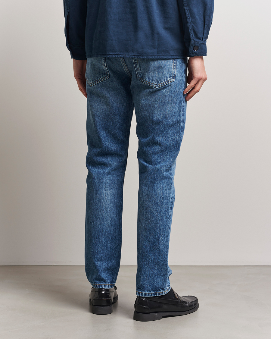 Heren | Jeans | Jeanerica | TM005 Tapered Jeans Ring Spun Mid Blue