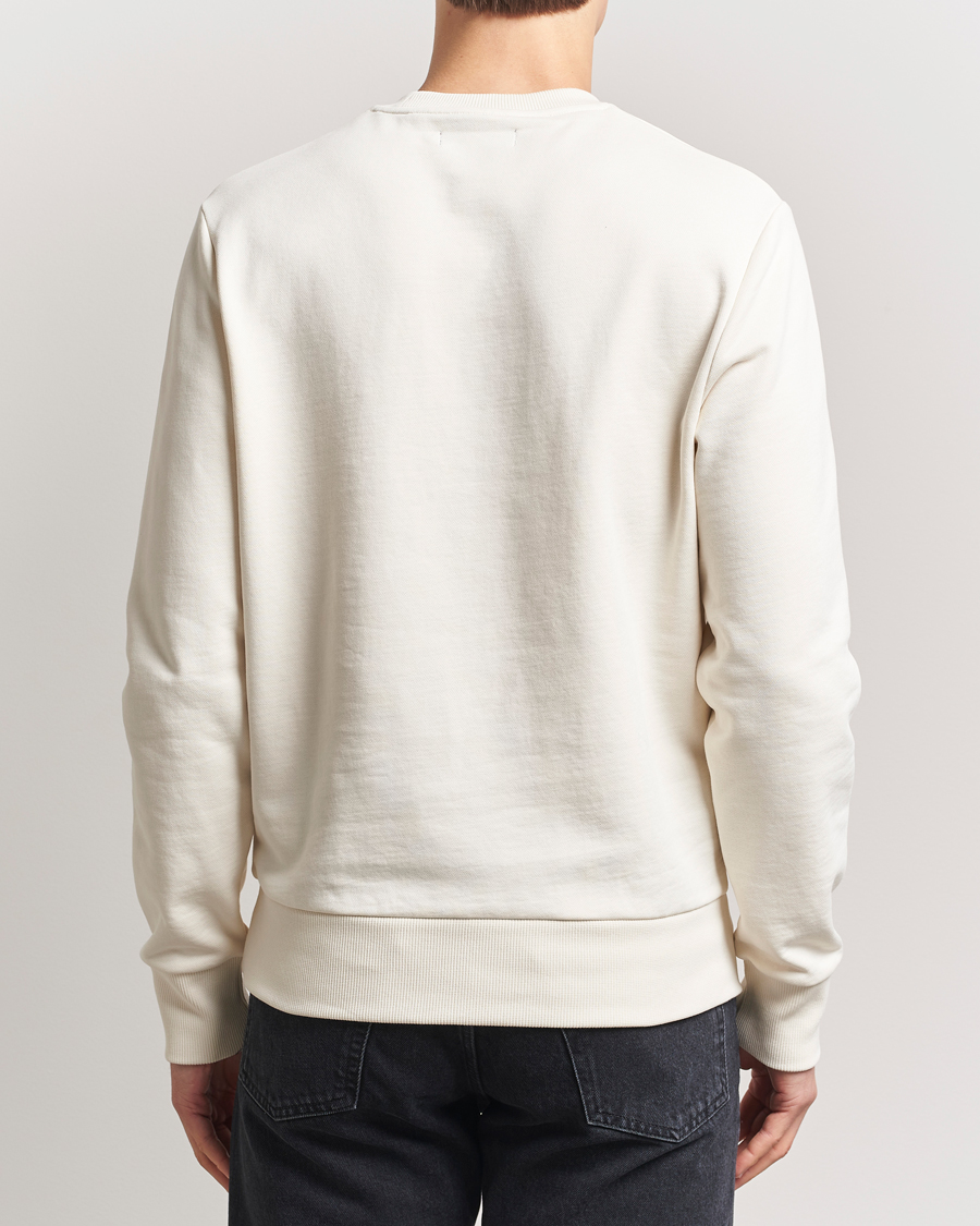 Heren | Truien | Fred Perry | Embroidered Champion Sweatshirt Ecru