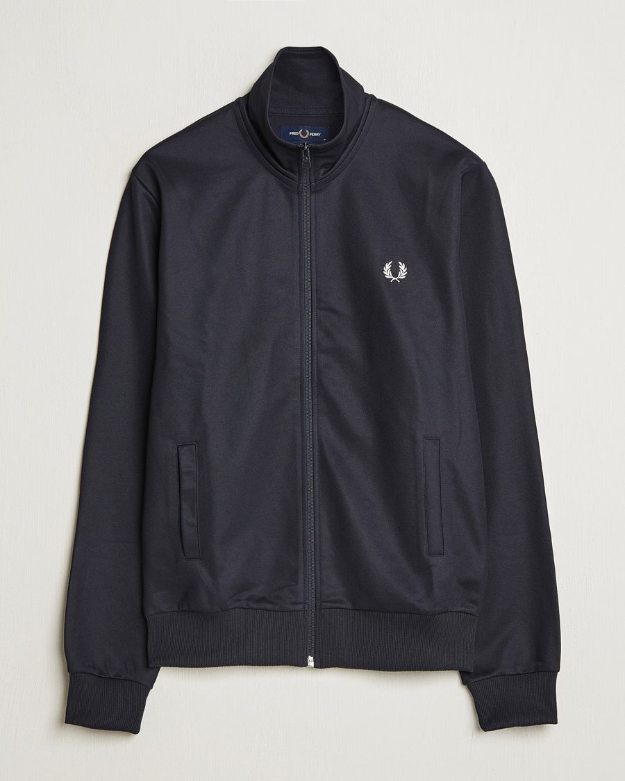Heren | Truien | Fred Perry | Track Jacket Navy