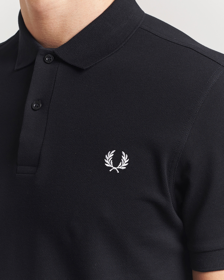 Heren | Polo's | Fred Perry | Plain Polo Shirt Black