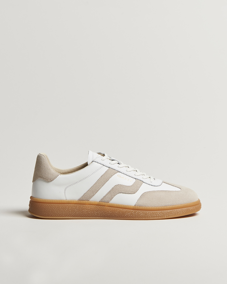 Heren | GANT Cuzmo Sneaker White/Beige | GANT | Cuzmo Sneaker White/Beige