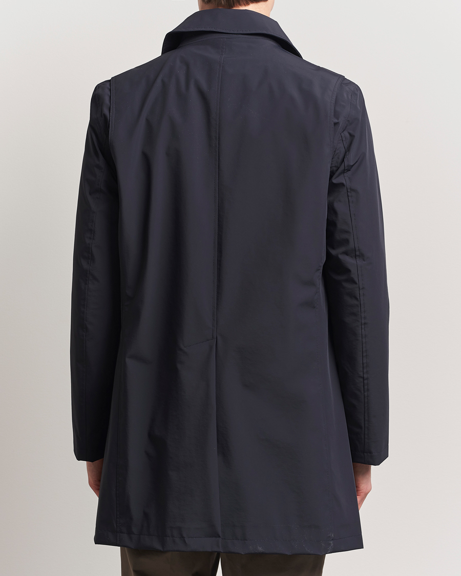 Heren | Jassen | Oscar Jacobson | Nylon Car Coat Navy