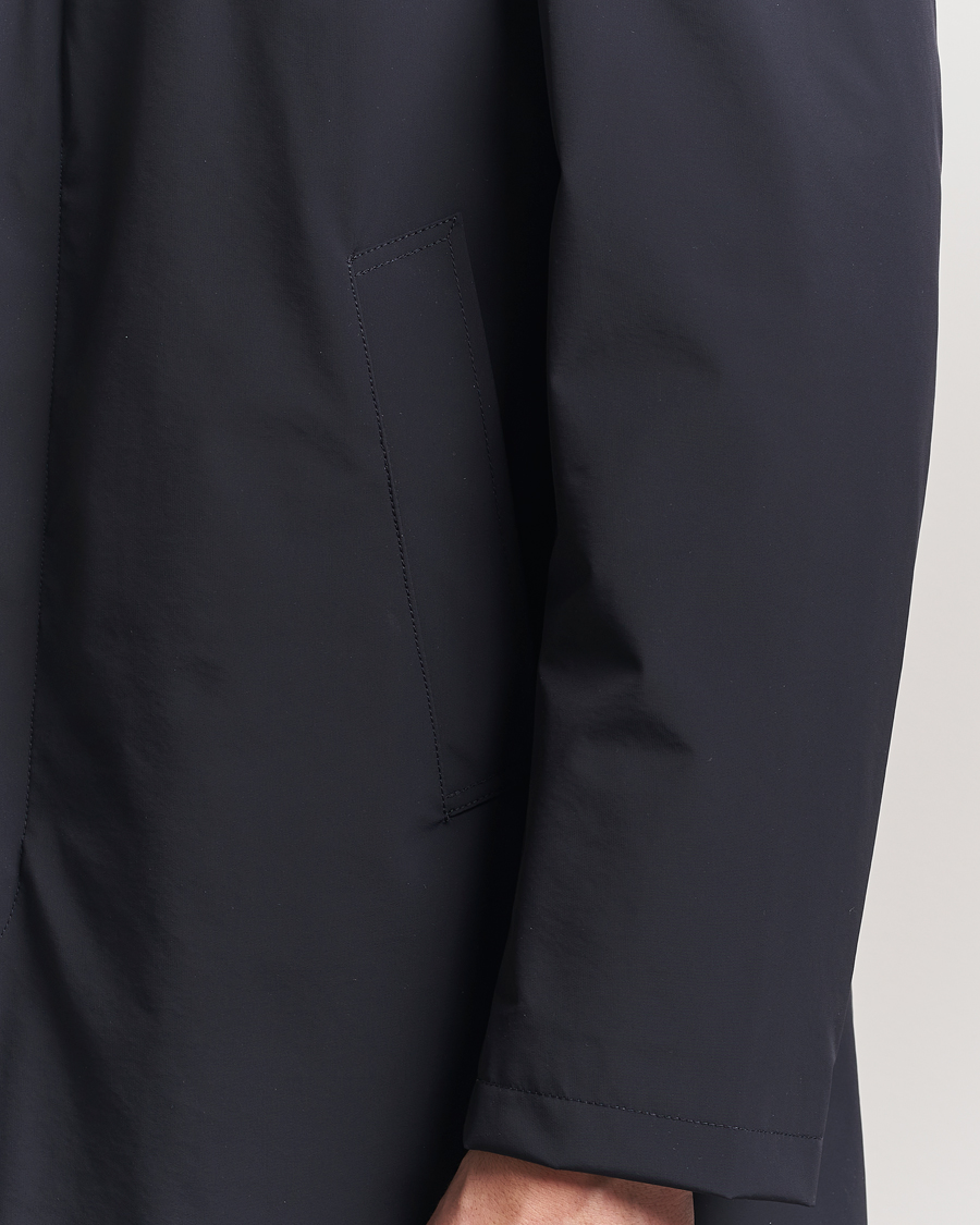 Heren | Jassen | Oscar Jacobson | Nylon Car Coat Navy