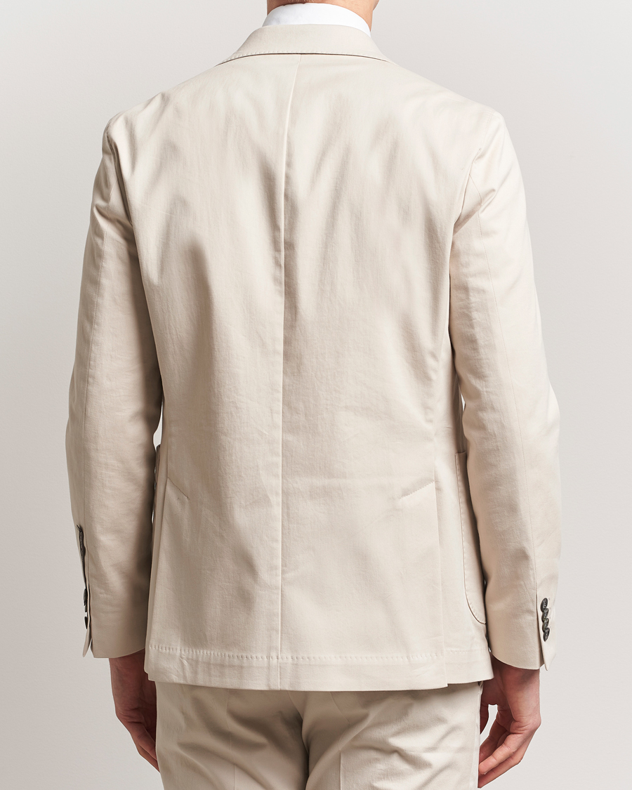 Heren | Blazers | Oscar Jacobson | Ferry Patch Cotton Blazer Beige