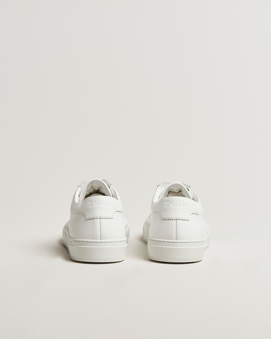 Heren | Polo Ralph Lauren Jermain Lux Leather Sneakers White | Polo Ralph Lauren | Jermain Lux Leather Sneakers White
