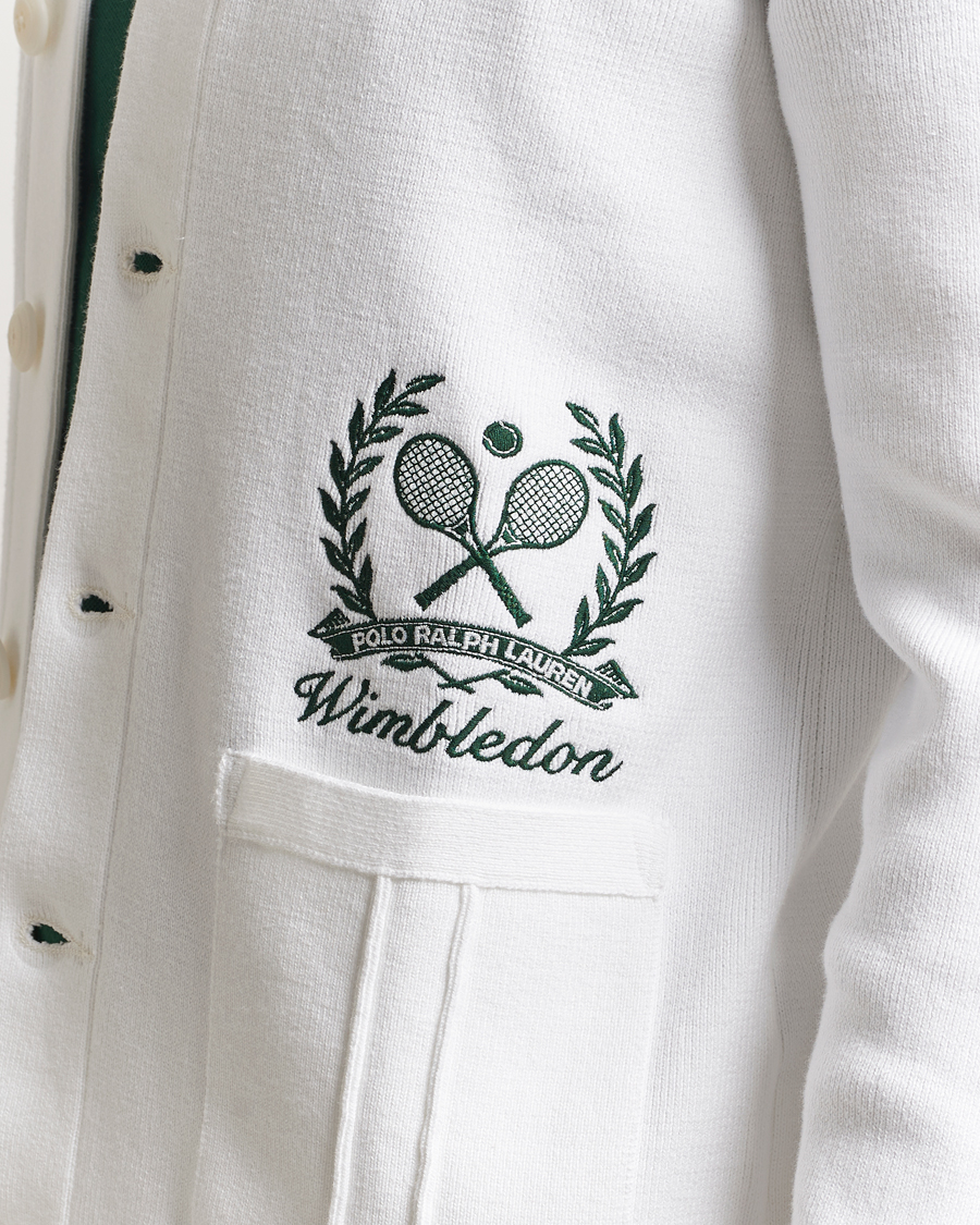 Heren | Truien | Polo Ralph Lauren | Wimbledon Cotton Cardigan Ceramic White