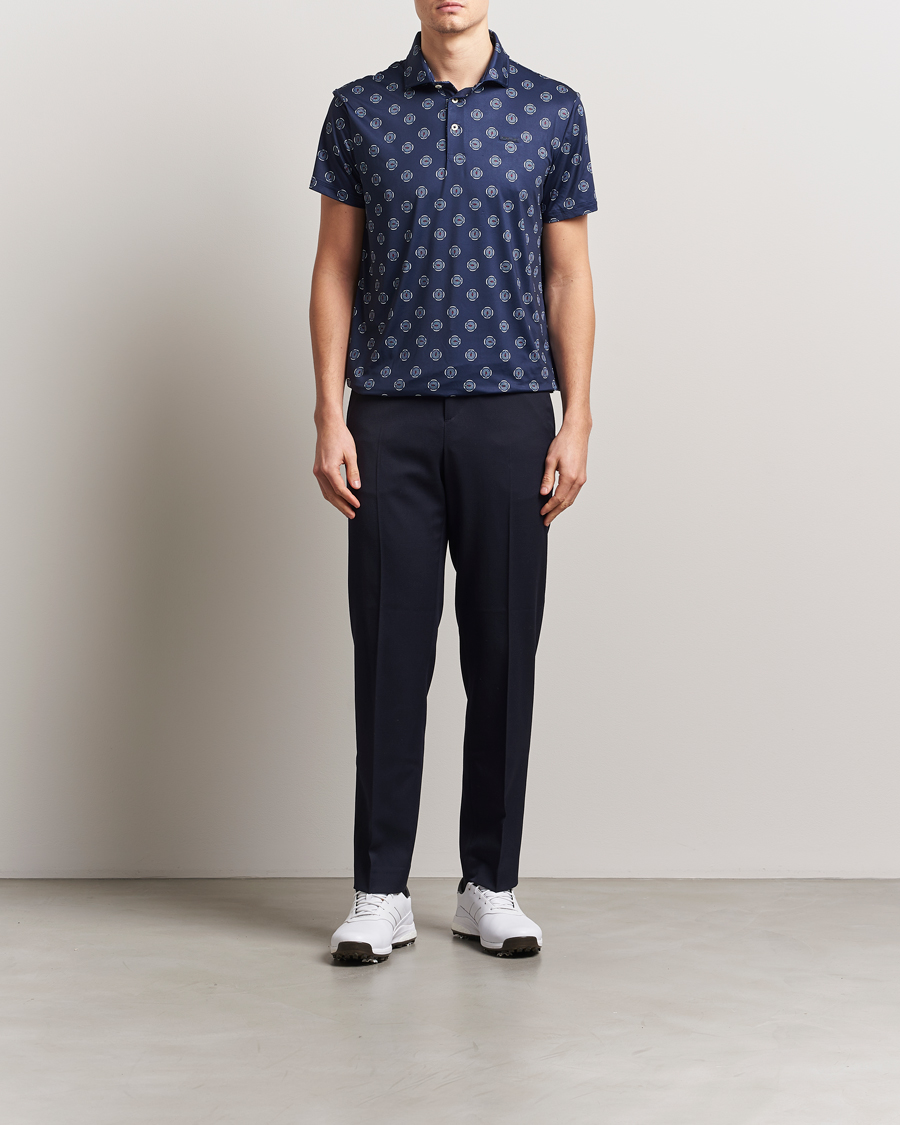 Heren | Polo's | RLX Ralph Lauren | Airflow Active Polo Mini G Golfball/Refined Navy