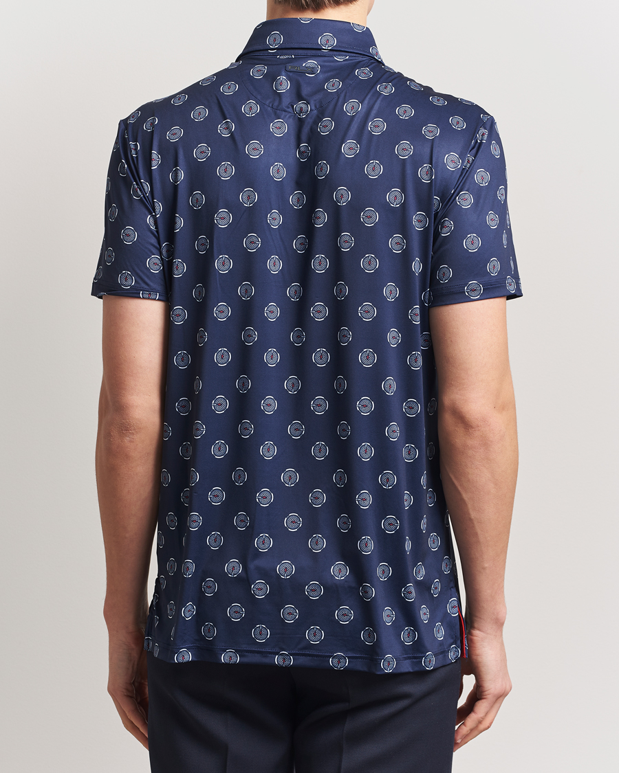 Heren | Polo's | RLX Ralph Lauren | Airflow Active Polo Mini G Golfball/Refined Navy