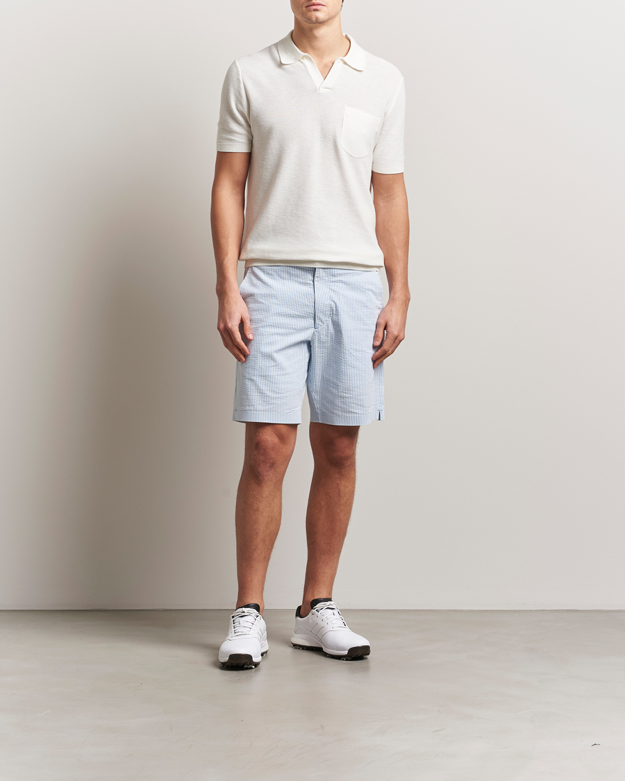 Heren | Korte broek | RLX Ralph Lauren | Seersucker Shorts Powder Blue/Ceramic White