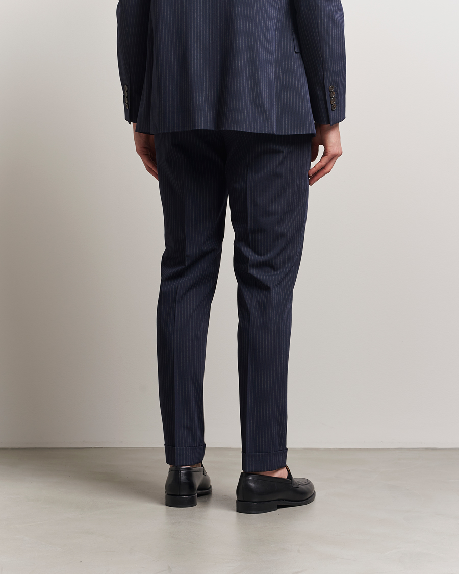 Heren | Broeken | Polo Ralph Lauren | Tailored Twill Pinstripe Trousers Navy/Grey