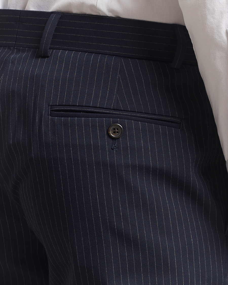 Heren | Broeken | Polo Ralph Lauren | Tailored Twill Pinstripe Trousers Navy/Grey