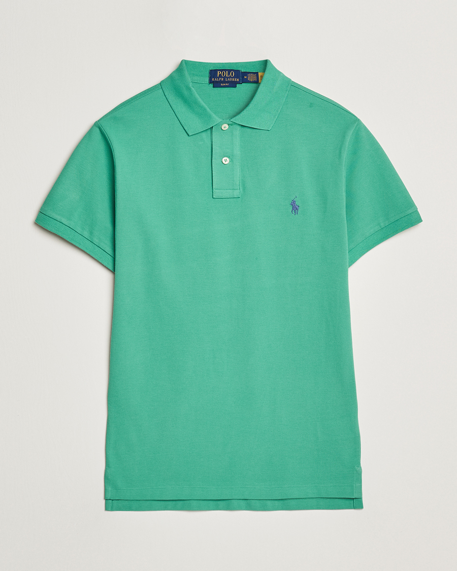Heren | Polo's | Polo Ralph Lauren | Slim Fit Polo Raft Green