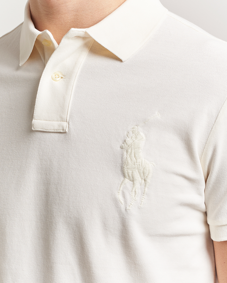 Heren | Polo's | Polo Ralph Lauren | Custom Slim Fit Mesh Polo Clubhouse Cream