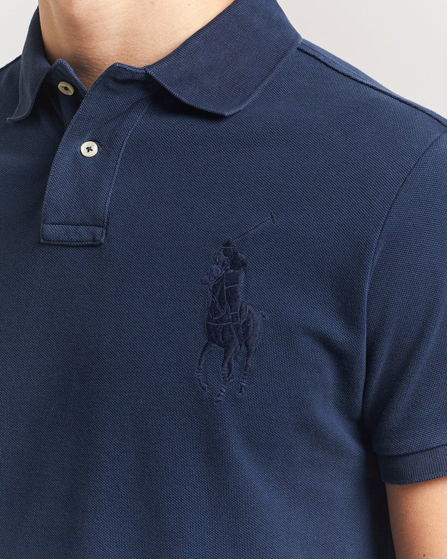 Heren | Polo's | Polo Ralph Lauren | Custom Slim Fit Mesh Polo Cruise Navy