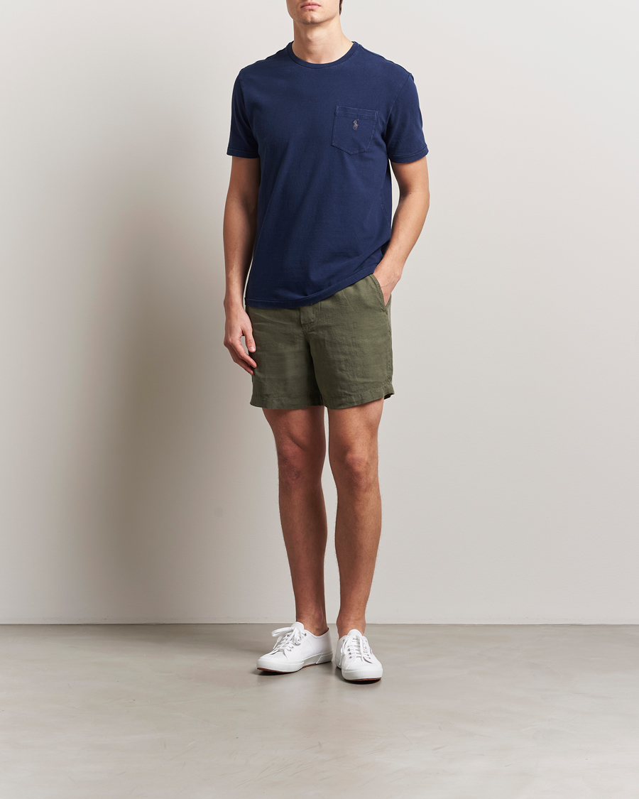 Heren | Korte broek | Polo Ralph Lauren | Prepster Linen Shorts New Olive