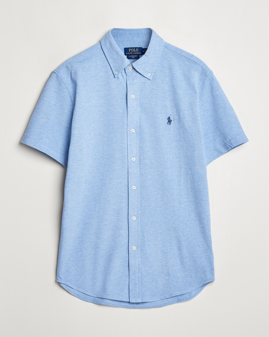 Heren | Overhemden | Polo Ralph Lauren | Featherweight Mesh Short Sleeve Shirt Isle Heather