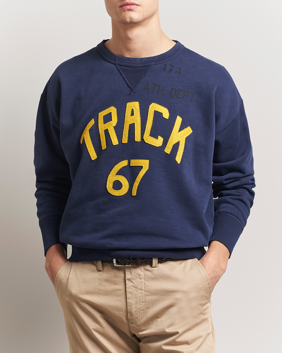Heren | Truien | Polo Ralph Lauren | Vintage Crew Neck Sweatshirt Newport Navy