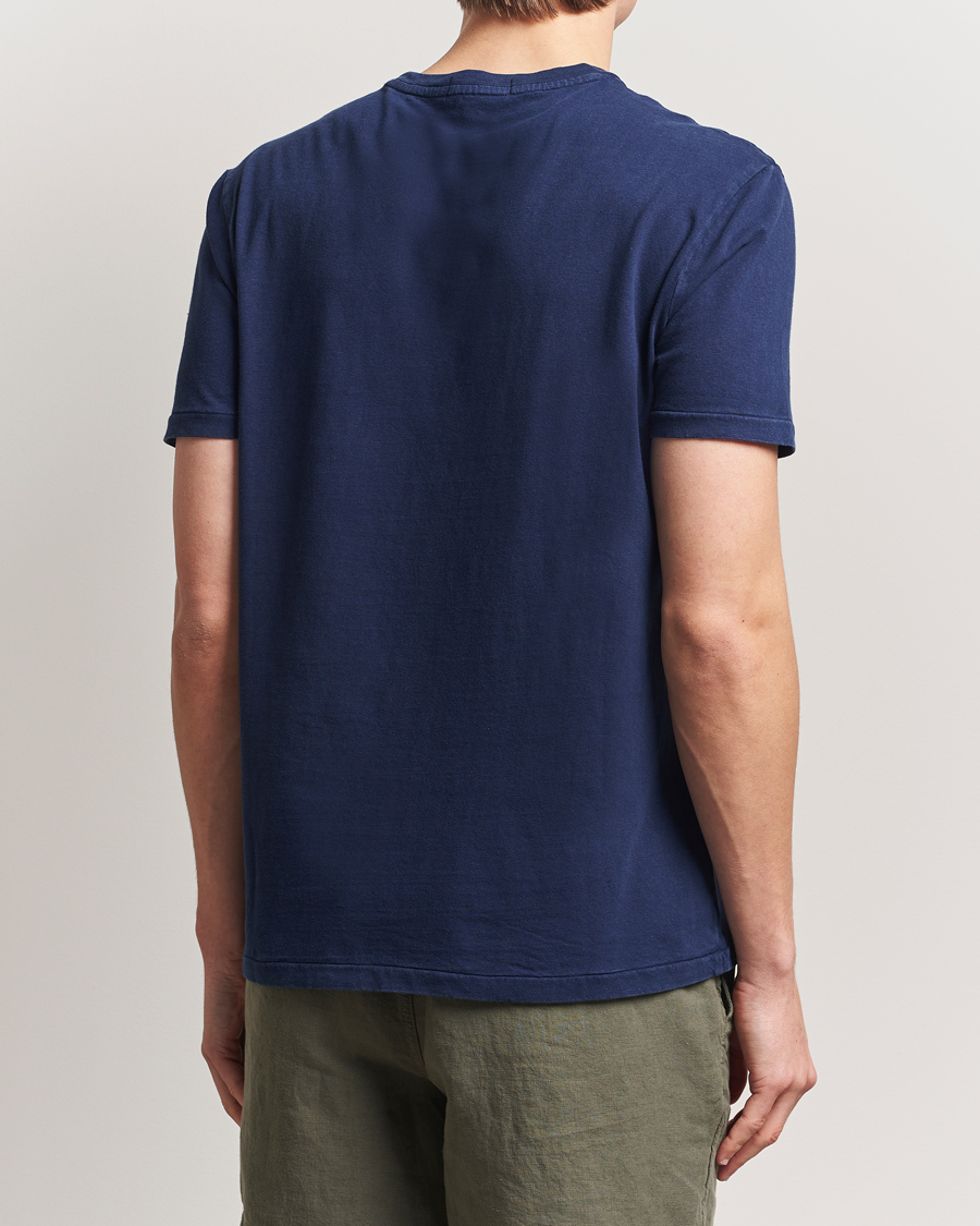 Heren | T-shirts | Polo Ralph Lauren | Cotton Linen T-Shirt Newport Navy