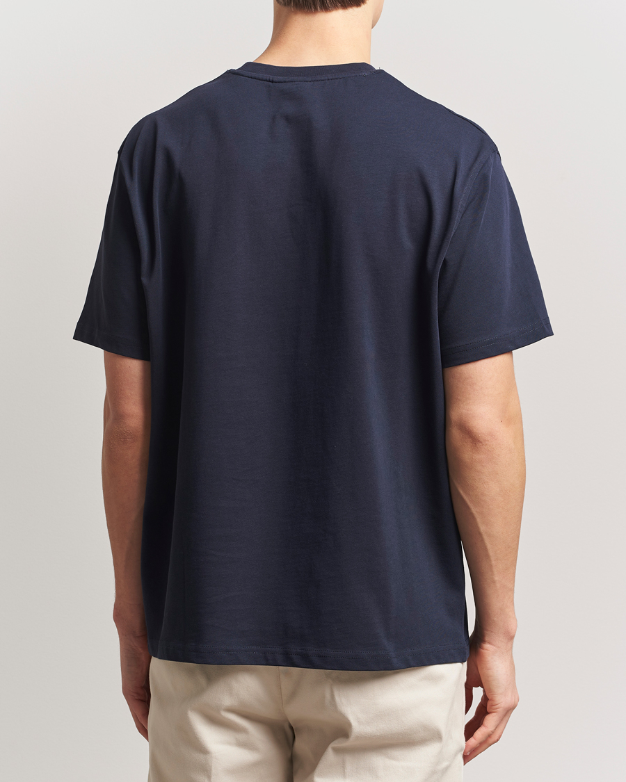 Heren | T-shirts | LES DEUX | Crew T-Shirt Dark Navy