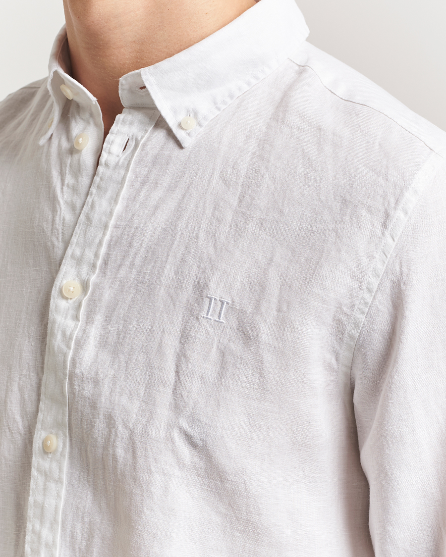 Heren | Overhemden | LES DEUX | Kristian Linen Shirt White